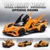 Orange Apollo EVO 1:32 alloy diecast model car