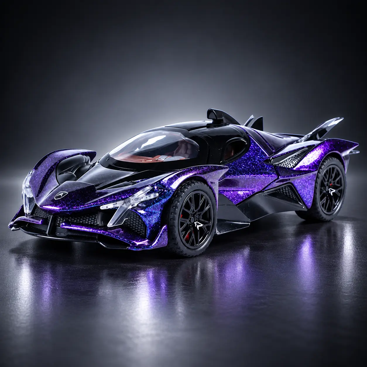 Purple Apollo EVO 1:32 alloy diecast model car