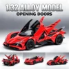 Red Apollo EVO 1:32 alloy diecast model car