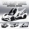 White Apollo EVO 1:32 alloy diecast model car