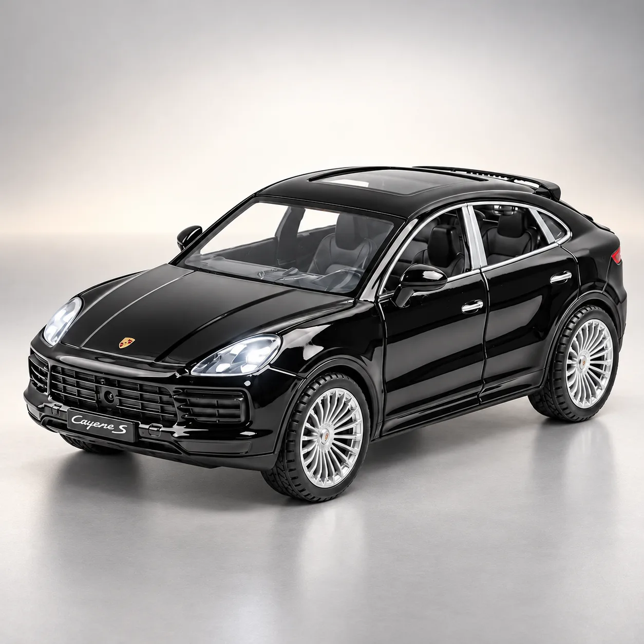 Porsche Cayenne S 1:24 Die-Cast Model Car Black